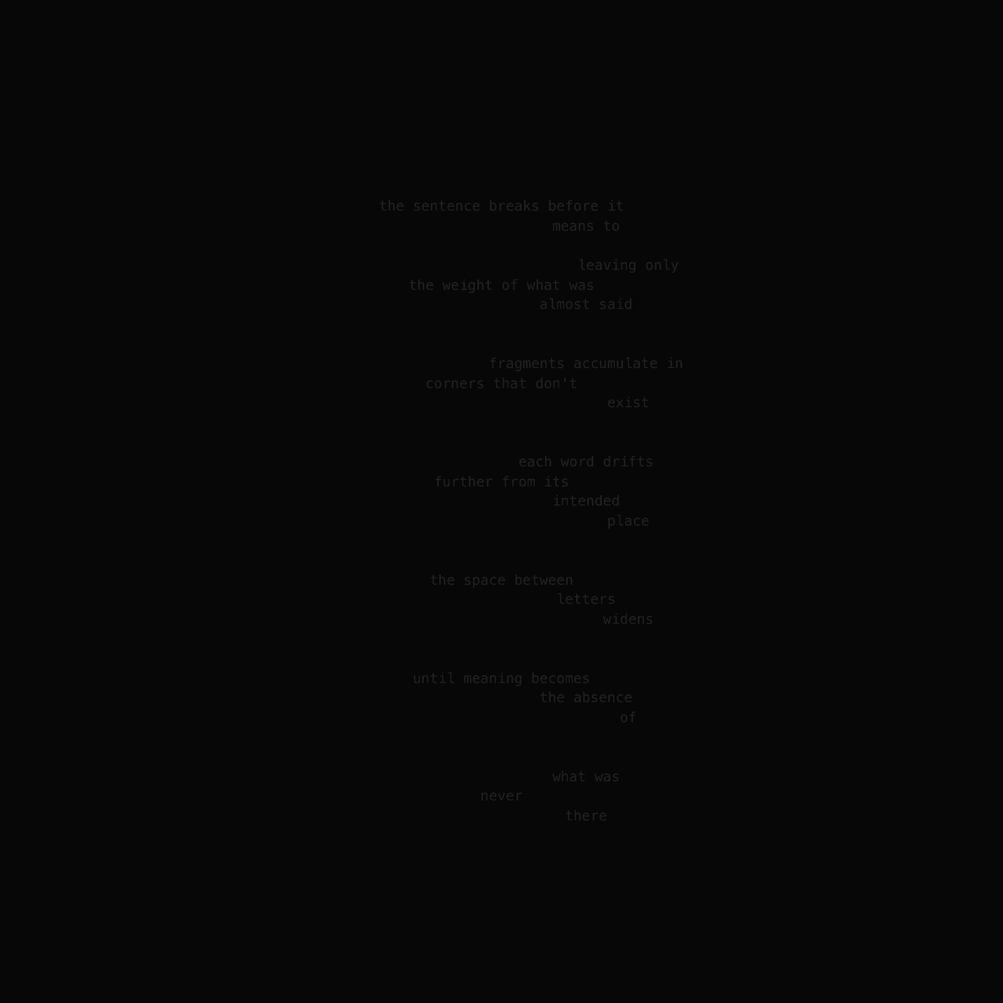 What Breaks Before Meaning